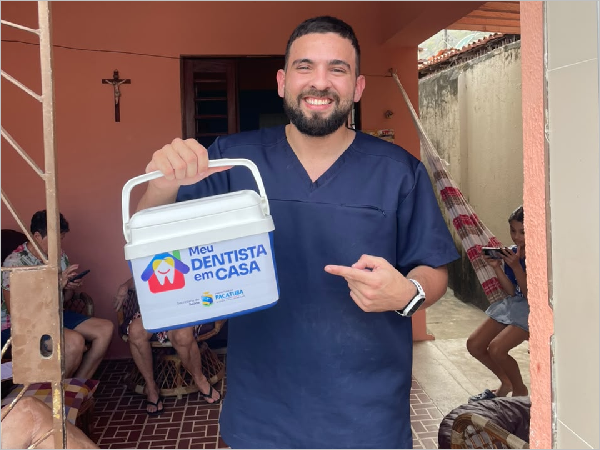 Meu Dentista em Casa leva atendimento odontológico a pacientes domiciliados em Pacatuba